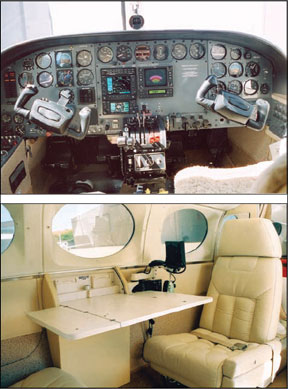 Cessna Cabin Seating and Cockpit Room