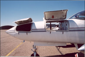 Cessna 414A Baggage Compartments