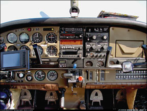 The panel in a late-70s/early-80s Cherokee Six