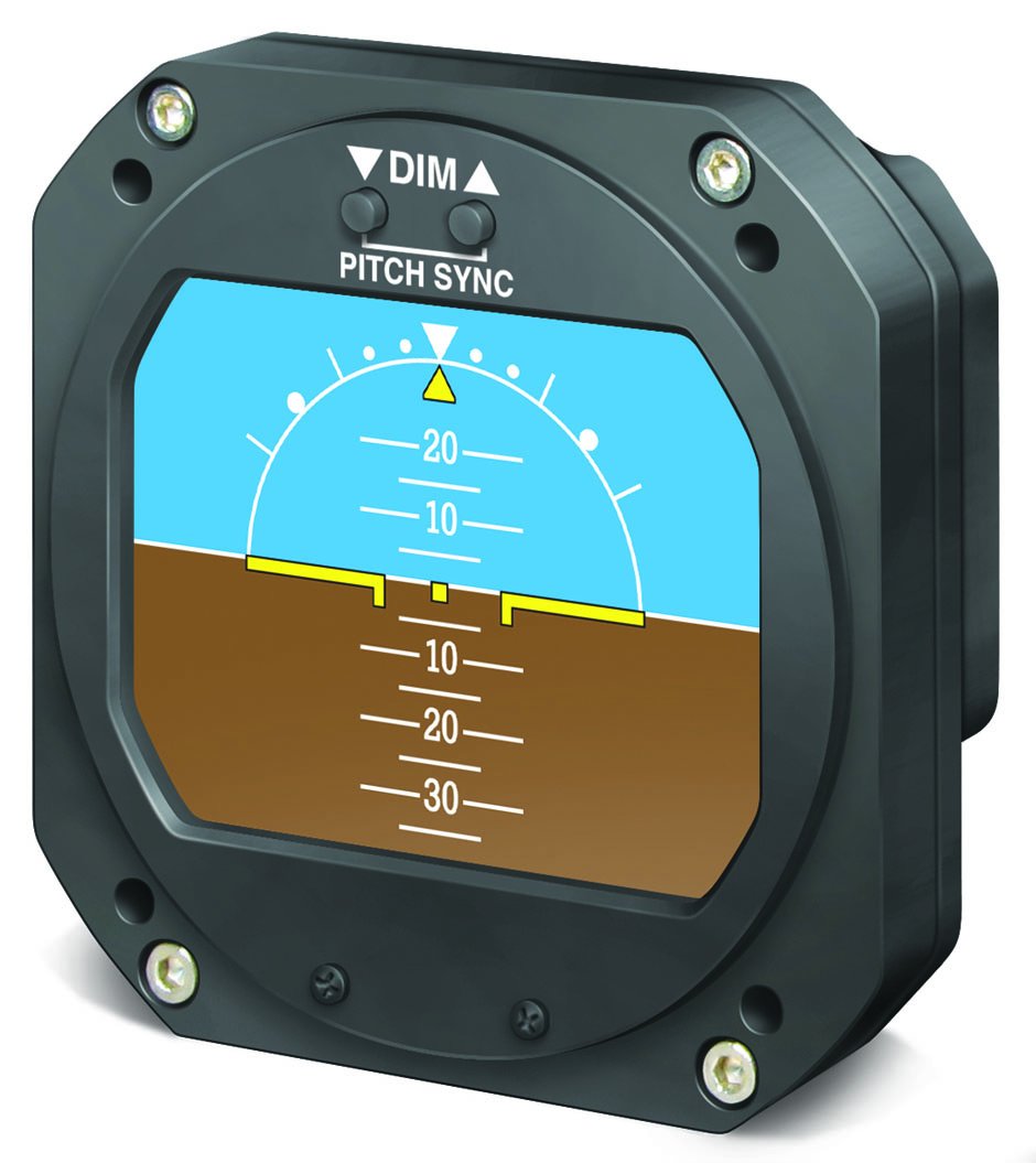 Aspen Aircraft gauge panel with iron gyro