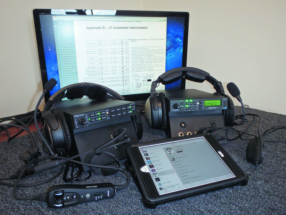 aircraft audio panel bench mockup
