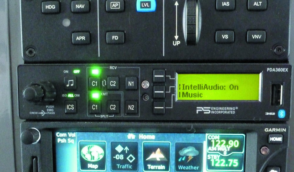 PS Engineering PDA360EX control interface