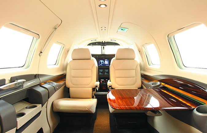 Piper M600 cabin furnishings