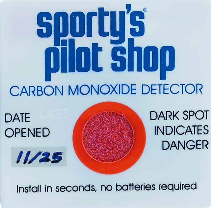 Chemical spot detectors from Sporty’s