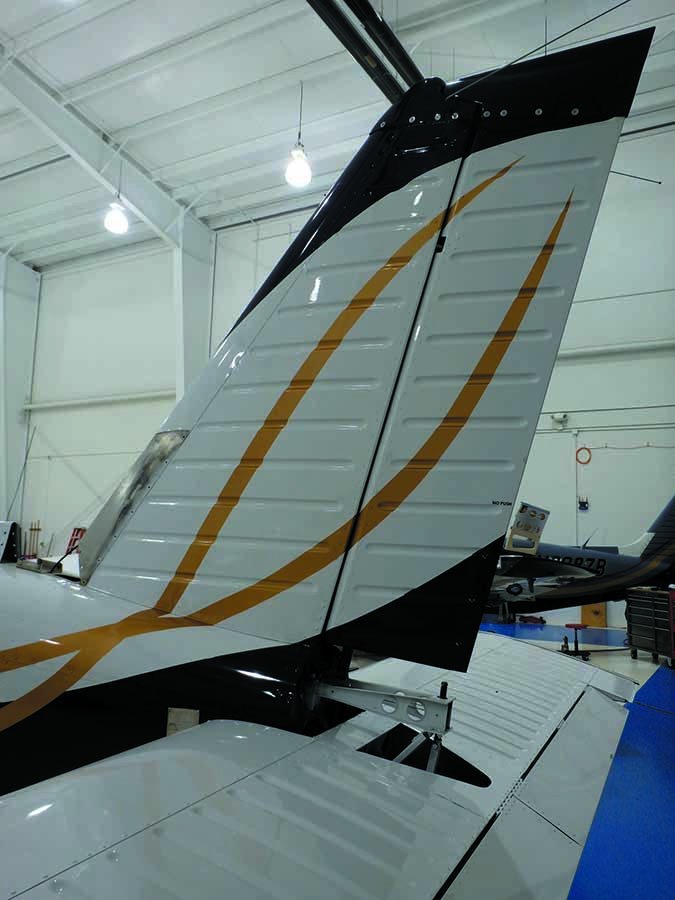 aircraft tail damage