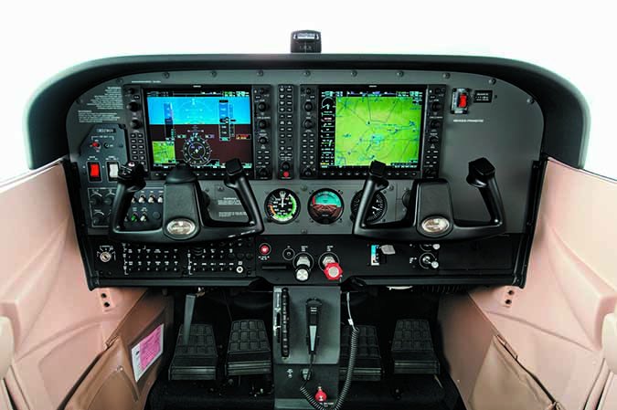 Cessna 172 panel