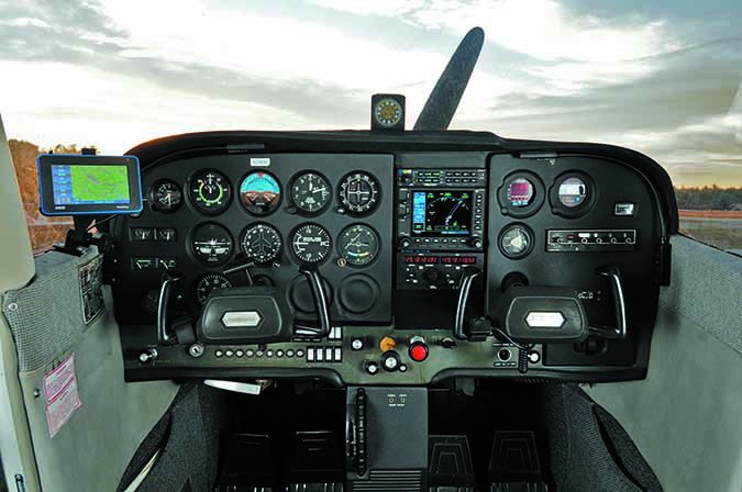 Cessna 172 panel