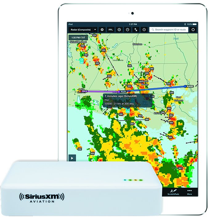 Foreflight sirius xm with sxar1 radar