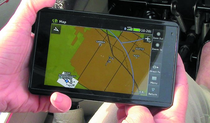 aera 660 displaying TIS-B traffic