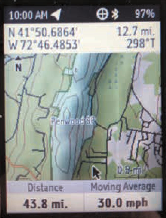Proloaded DeLorme topo map