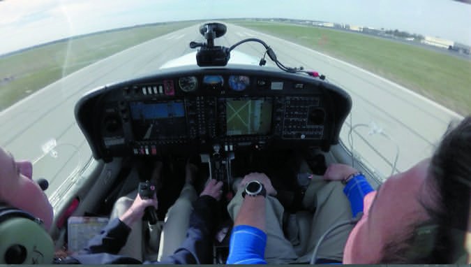 DA40 Takeoff