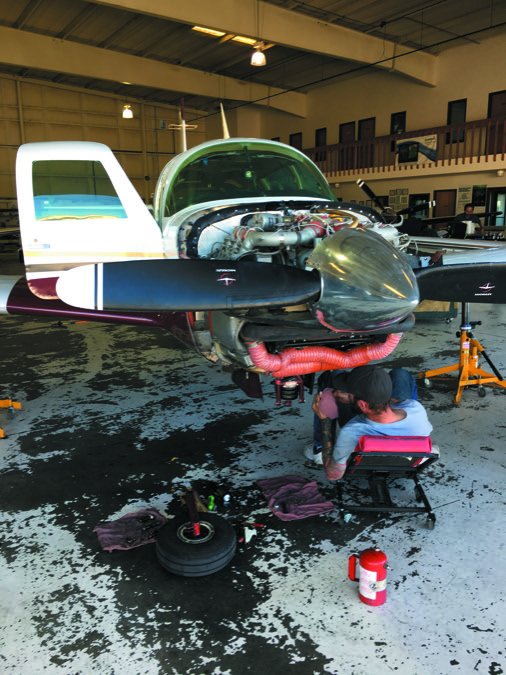 mooney gear off