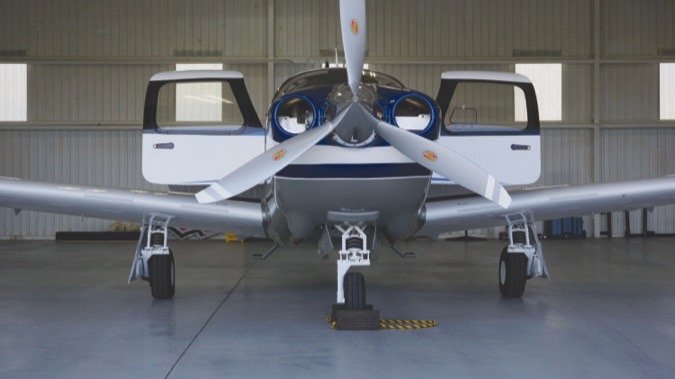 Front view two doors