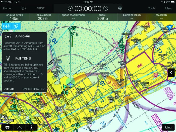 5 Garmin pilot map traffic