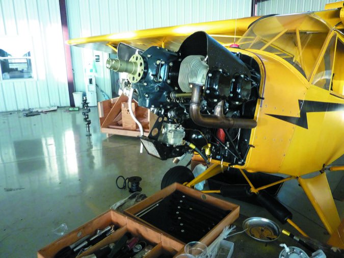 4 Cub engine cowling