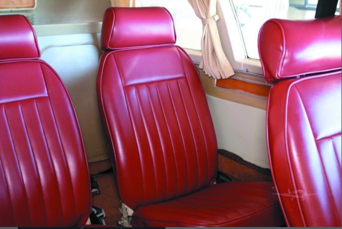 6 Comanche cabin seating