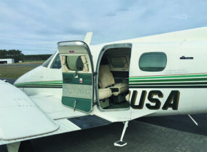 beech duke rear cabin door