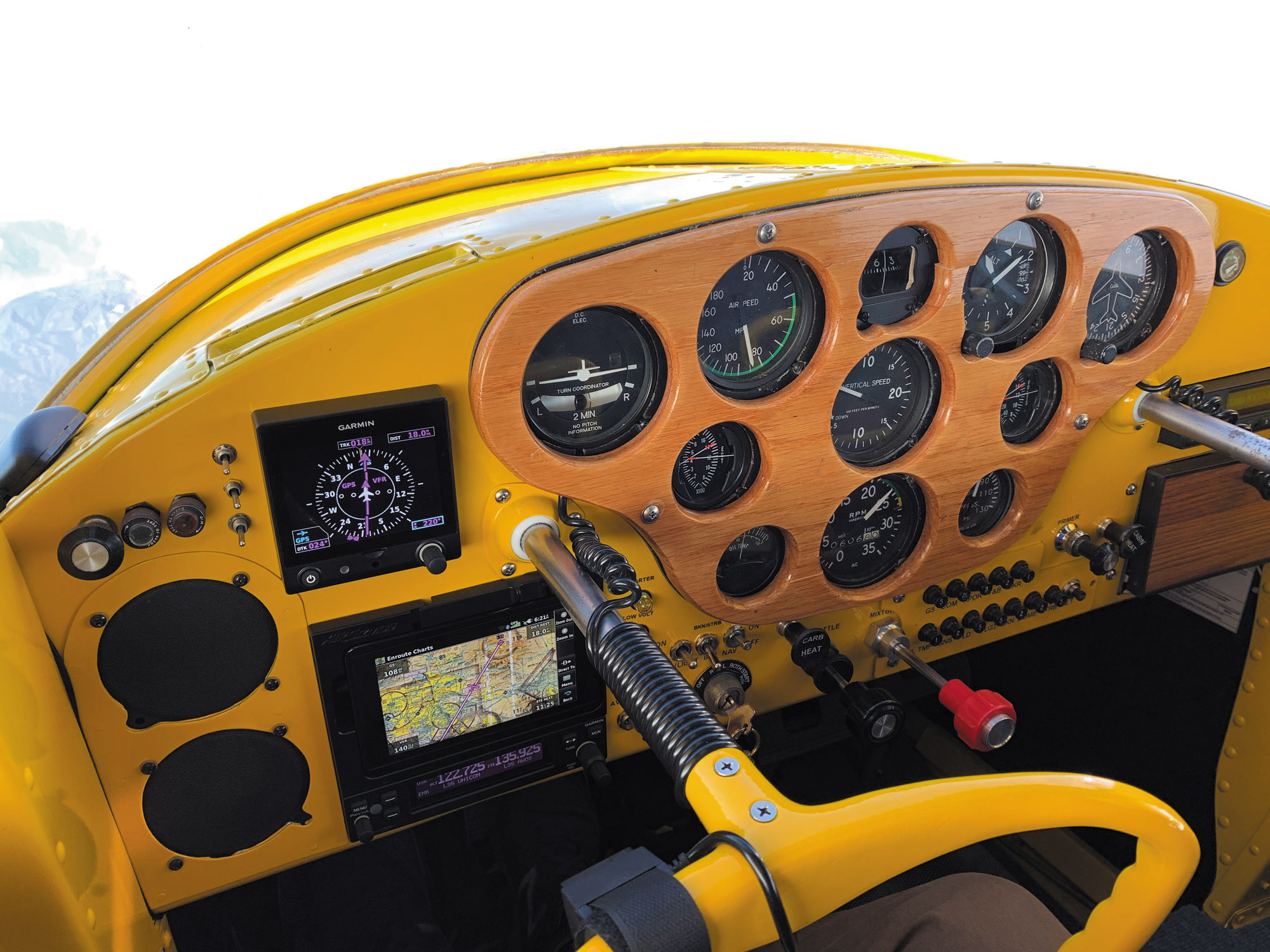 Cessna 120 panel