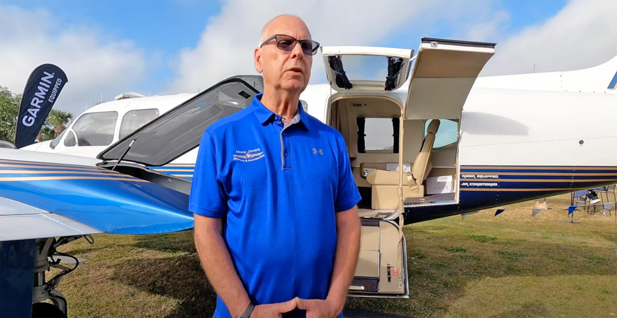 Mike Jones at Sun 'n Fun 2025 He operates a maintenance shop in Tennessee.
