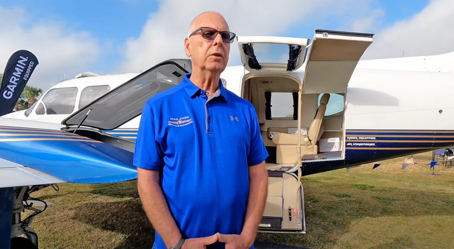 Mike Jones at Sun 'n Fun 2025 He operates a maintenance shop in Tennessee.